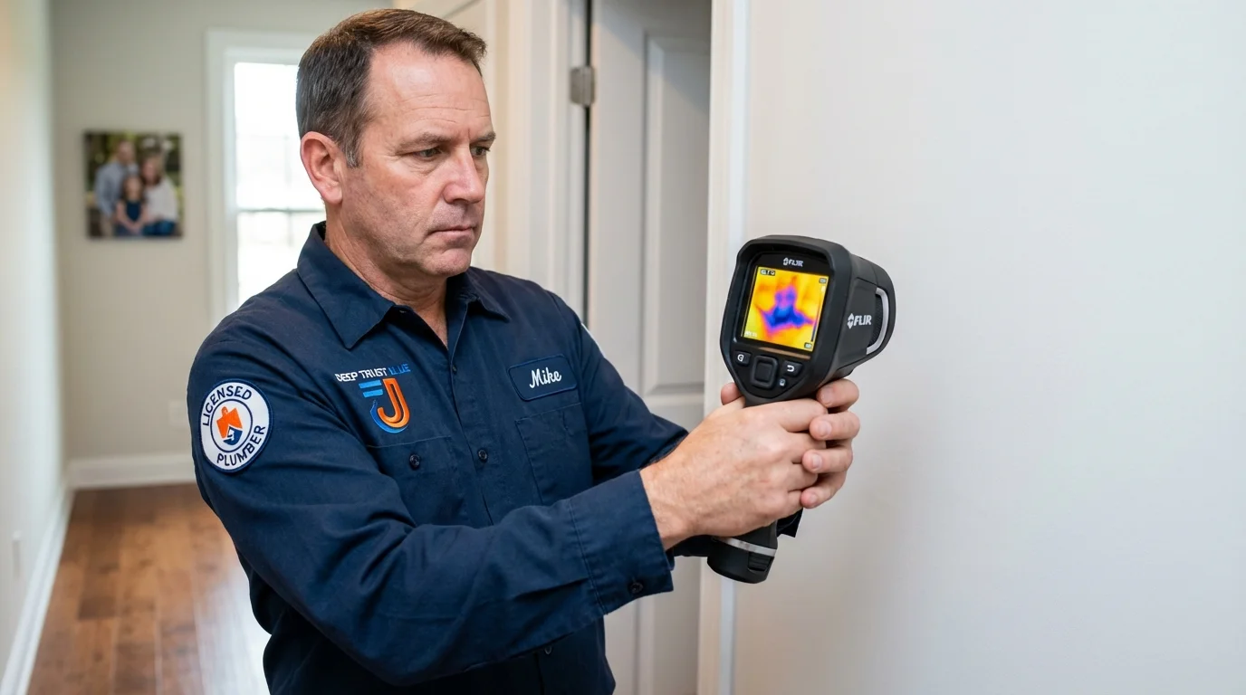 Thermal imaging leak detection by Johns Plumbing LLC in Snoqualmie